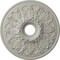 Ekena Millwork Ashley Ceiling Medallion (Fits Canopies up to 4 3/4"), 23 7/8"OD x 4"ID x 2 1/8"P, Pot of Cream CM23ASPCF - alternate 1